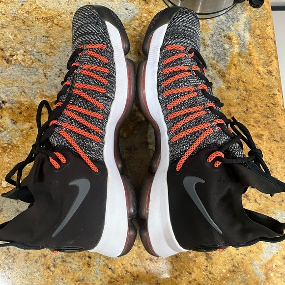 Nike KD 9 Elite Dark Grey Hyper Orange size 11 - Picture 7 of 10
